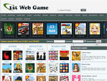 Tablet Screenshot of 1stwebgame.com